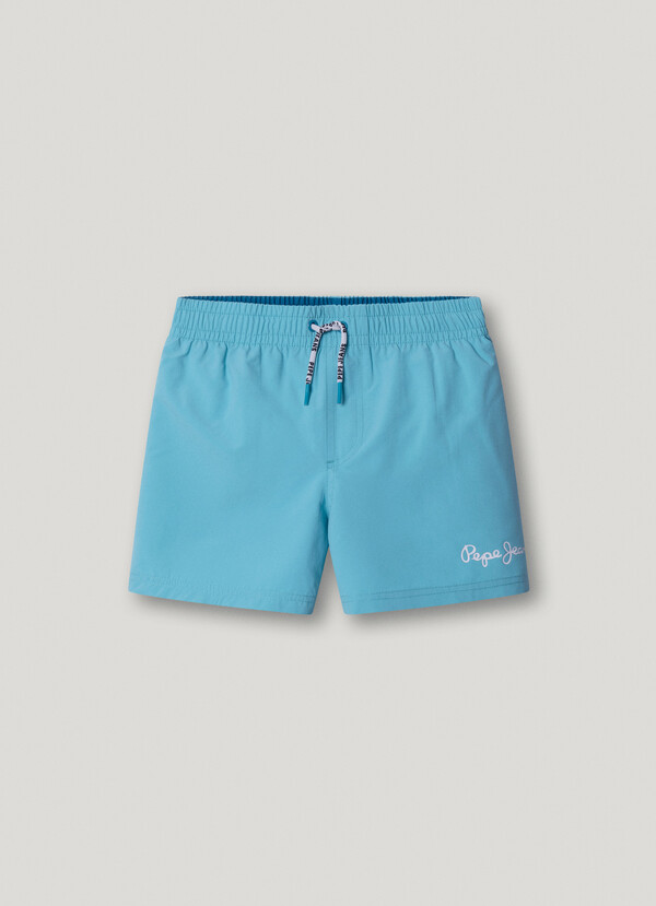 PRINTED LOGO SWIM SHORTS