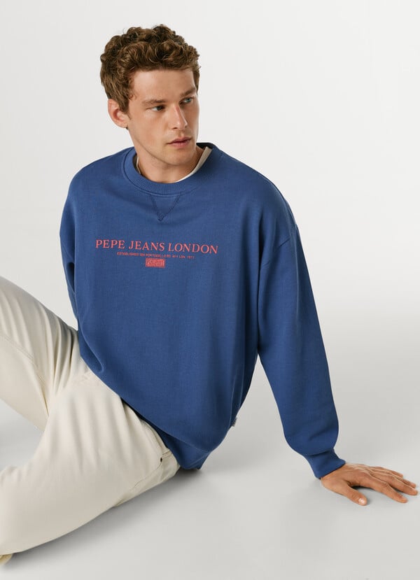 CREW NECK LOGO SWEATSHIRT