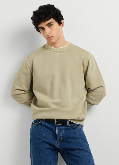 REGULAR FIT CREW NECK SWEATSHIRT
