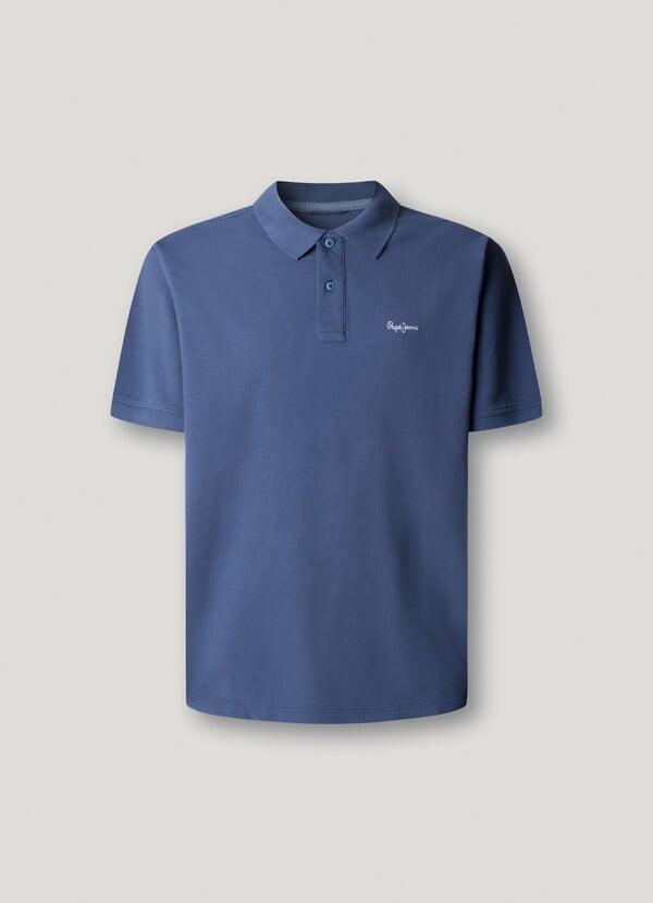 GARMENT DYED PIQUE POLO SHIRT