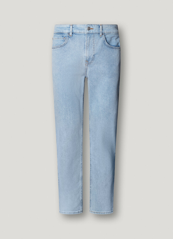 SLIM FIT MID-RISE JEANS - HATCH