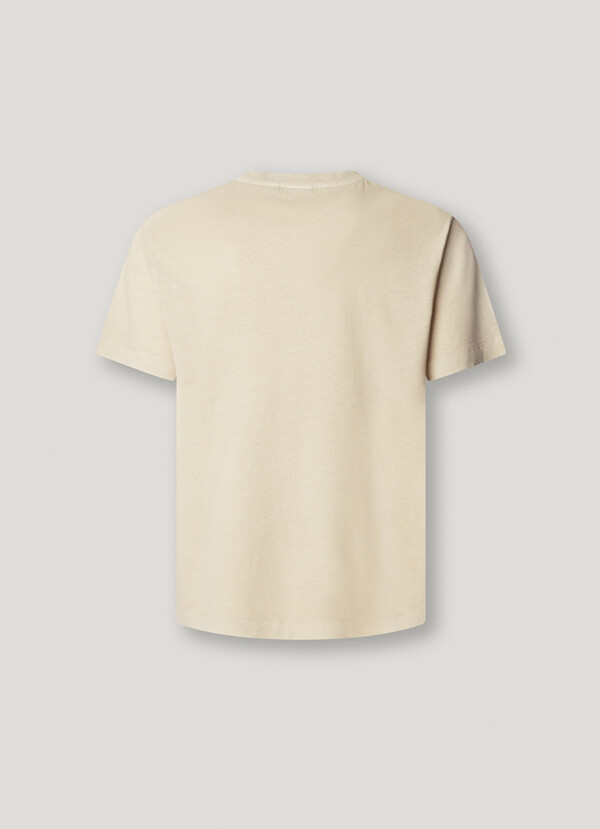REGULAR FIT T-SHIRT WITH EMBROIDERED LOGO