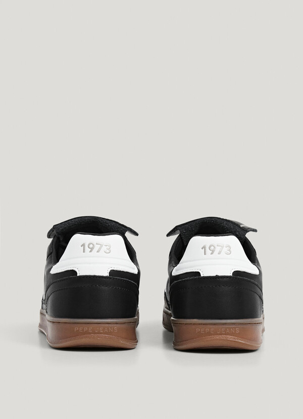 LEATHER CUPSOLE SOLE TRAINERS - BALL