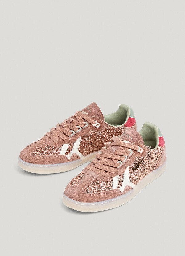GLITTER DETAIL TRAINERS- BALL