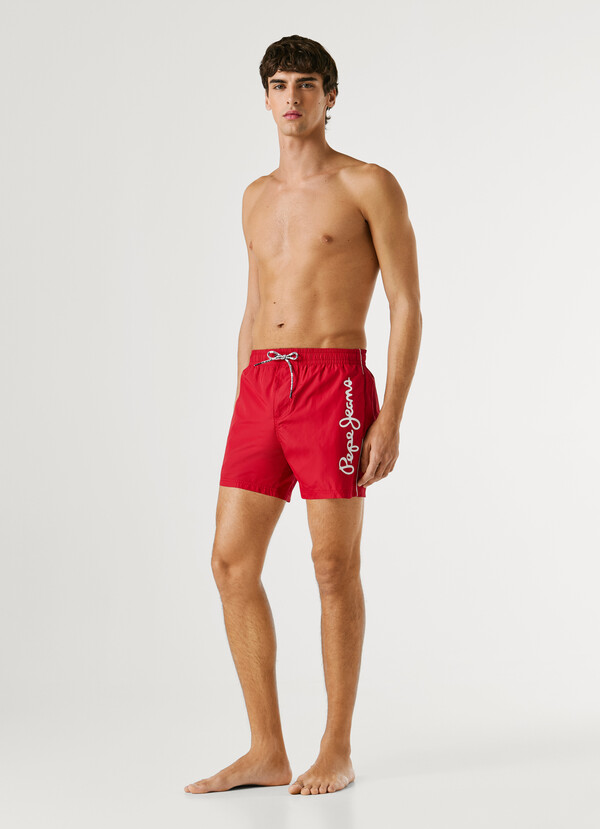 PRINTED LOGO SWIM SHORTS