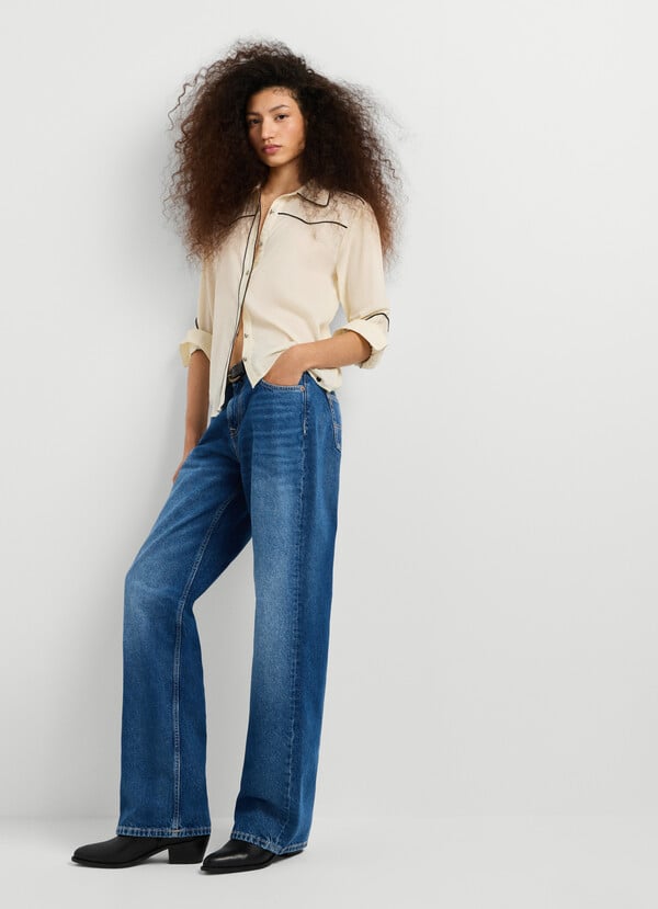 HAZEL - MID-RISE LOOSE FIT JEANS