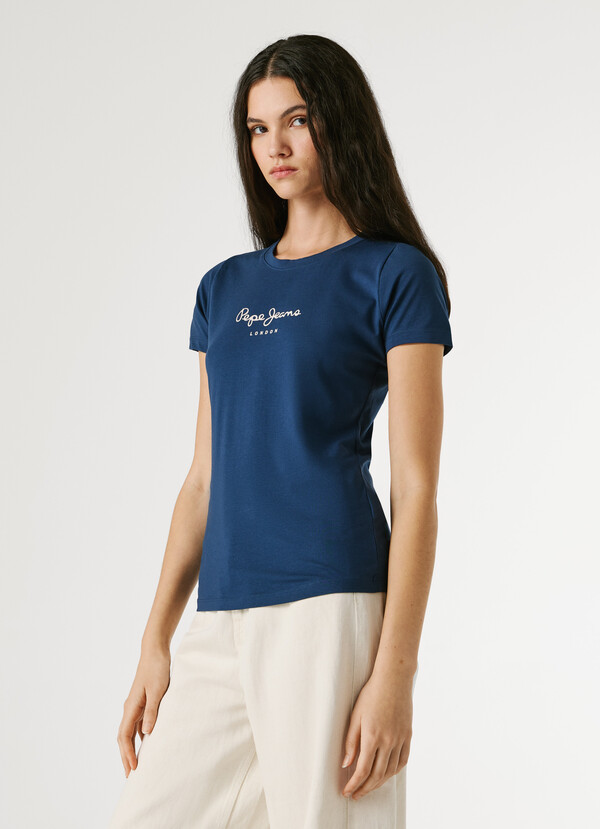 SLIM FIT LOGO PRINT T-SHIRT