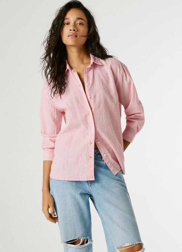 RELAXED FIT STRIPED SHIRT