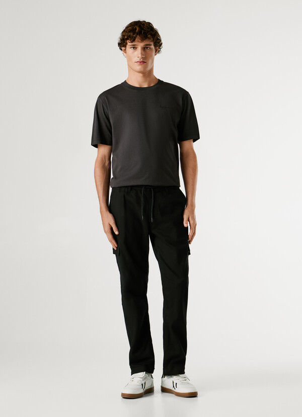 SLIM FIT CARGO TROUSERS