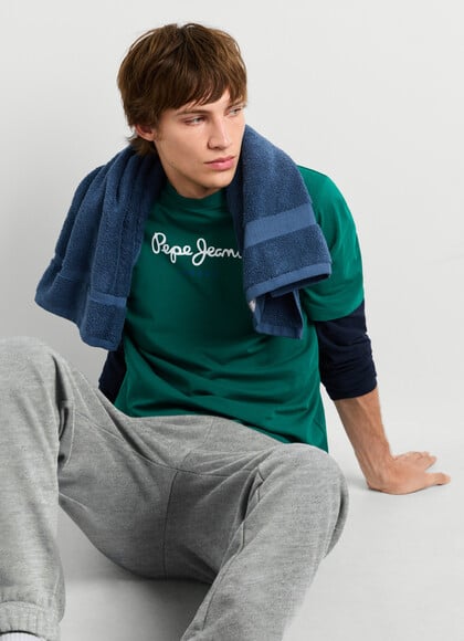 REGULAR FIT LOGO PRINT T-SHIRT