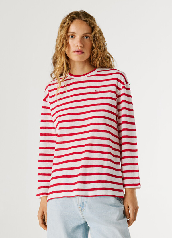 LONG SLEEVE STRIPED T-SHIRT