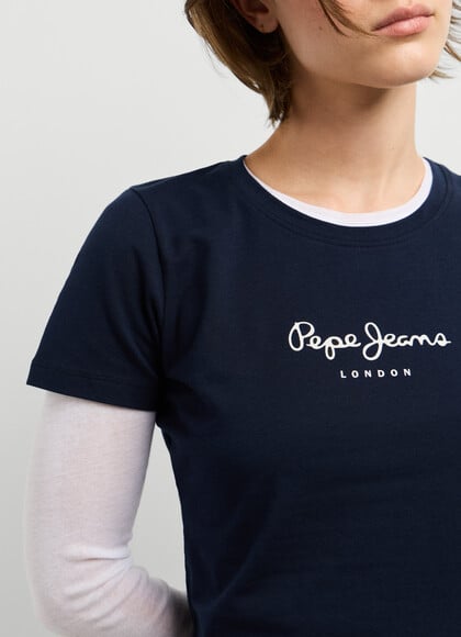 SLIM FIT LOGO PRINT T-SHIRT