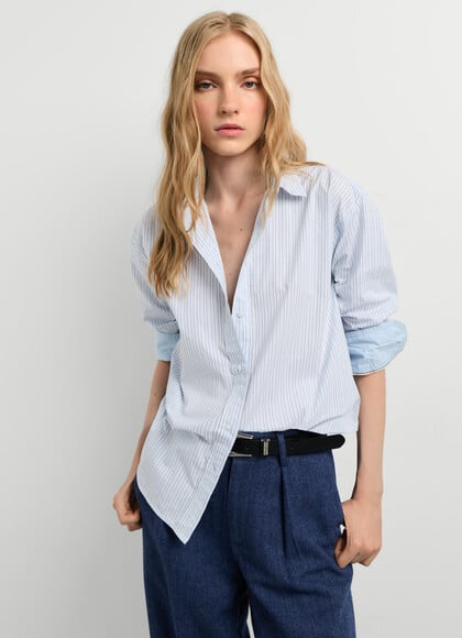 LOOSE FIT POPLIN SHIRT