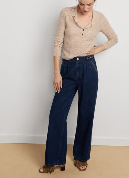 ANNI - JEANS FIT REGULAR Y TIRO ALTO