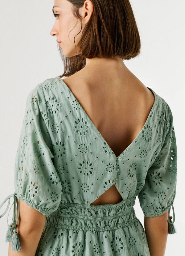 OPENWORK DETAIL MINI DRESS