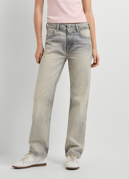 MID-RISE STRAIGHT FIT JEANS - ARROW