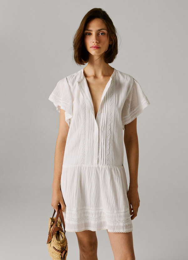 SHORT DRESS WITH LACE