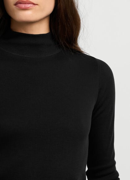 LONG SLEEVE RIBBED T-SHIRT
