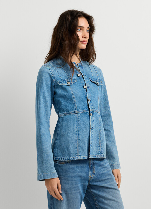 SLIM FIT DENIM JACKET