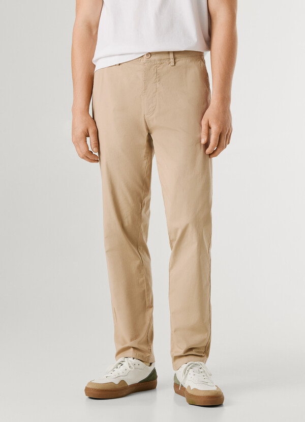 SLIM FIT CHINO TROUSERS