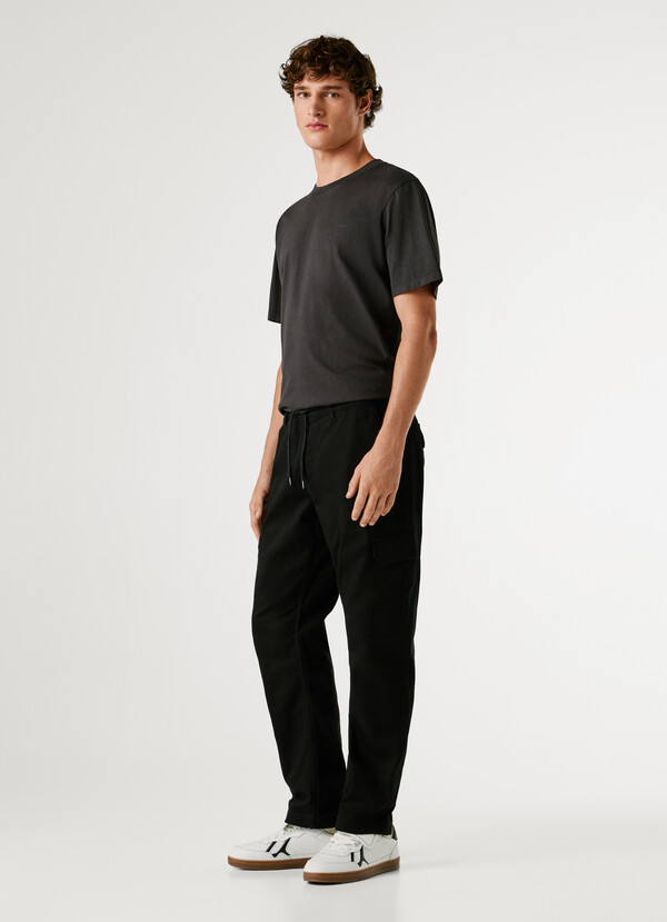 SLIM FIT CARGO TROUSERS