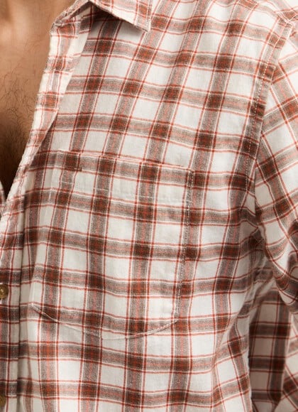CASUAL FIT CHECKED SHIRT