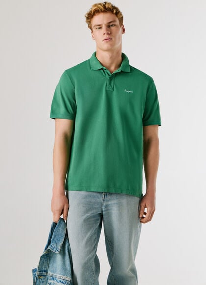 GARMENT DYED PIQUE POLO SHIRT
