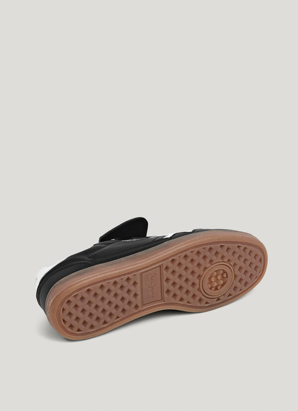 LEATHER CUPSOLE SOLE TRAINERS - BALL