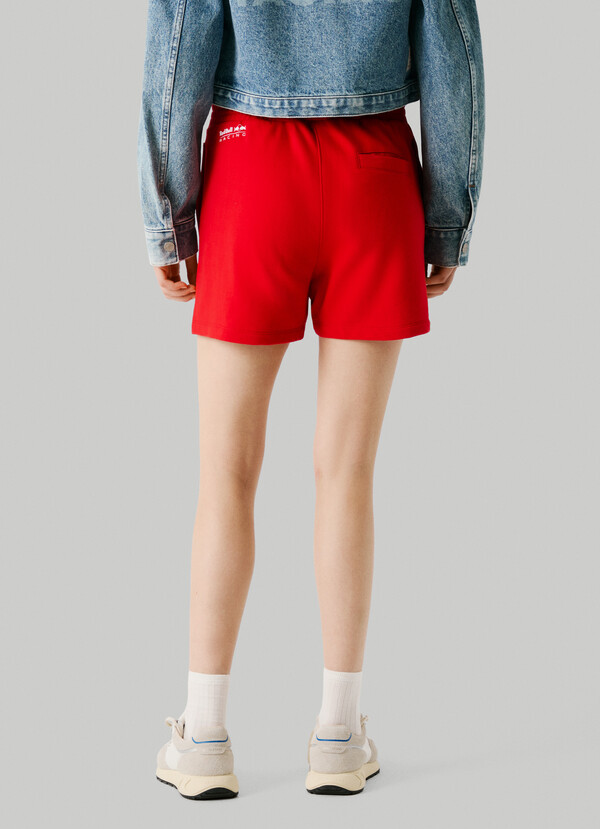 FLEECE SHORTS WITH ADJUSTABLE WAIST