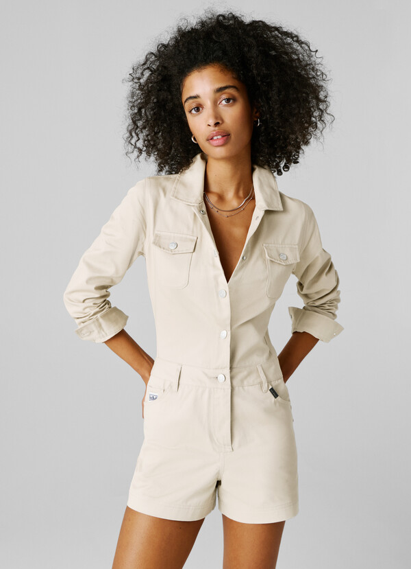 SHORT TWILL DUNGAREES