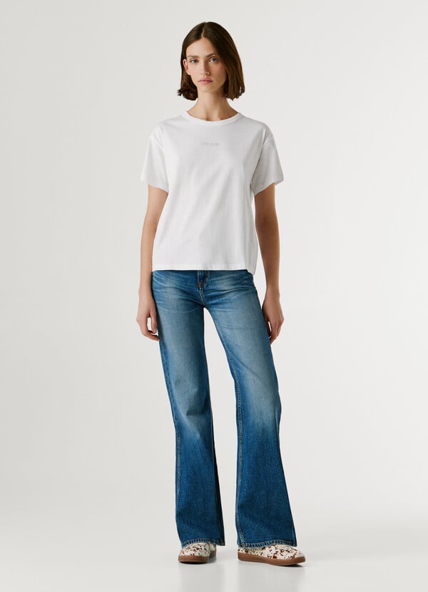 STRASS LOGO T-SHIRT