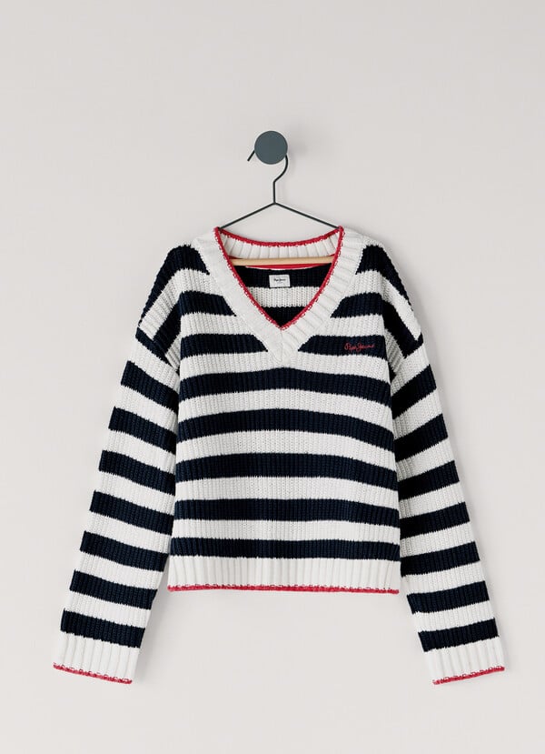 PULLOVER V-AUSSCHNITT