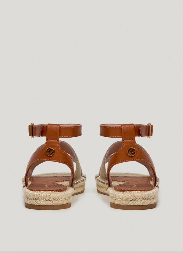 FLAT JUTE SANDALS