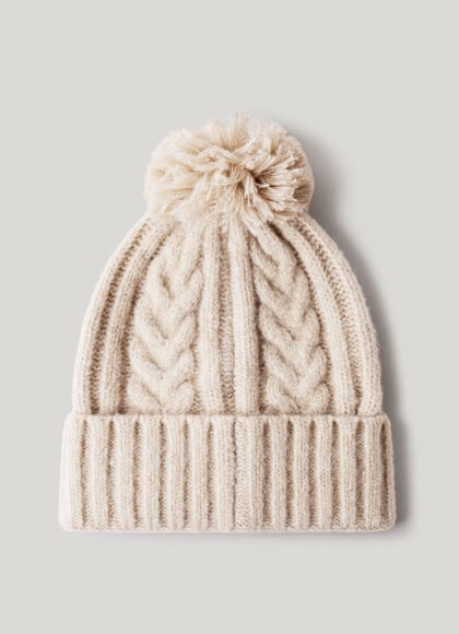 CABLE KNIT HAT