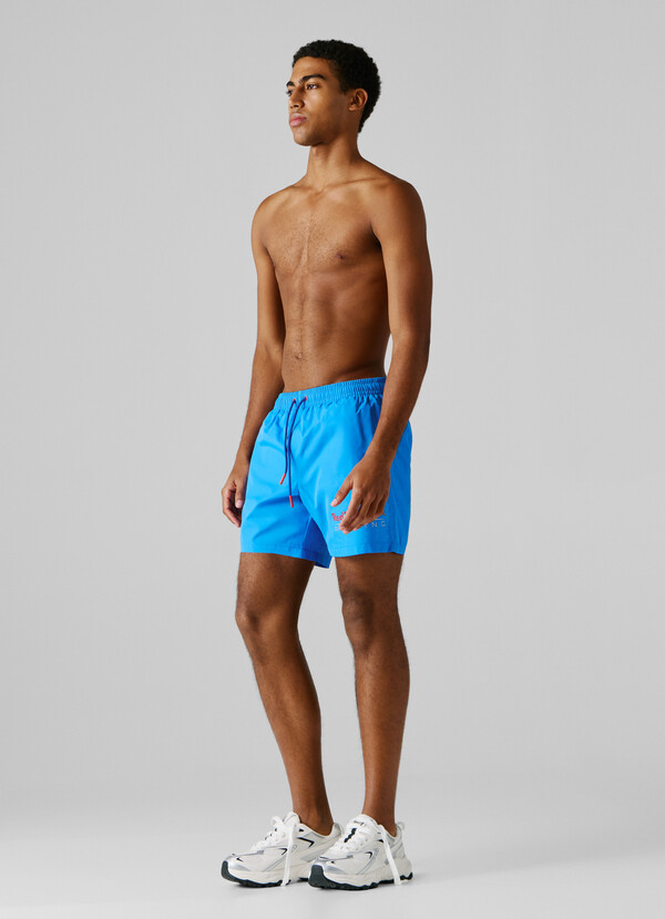 PRINTED LOGO SWIM SHORTS