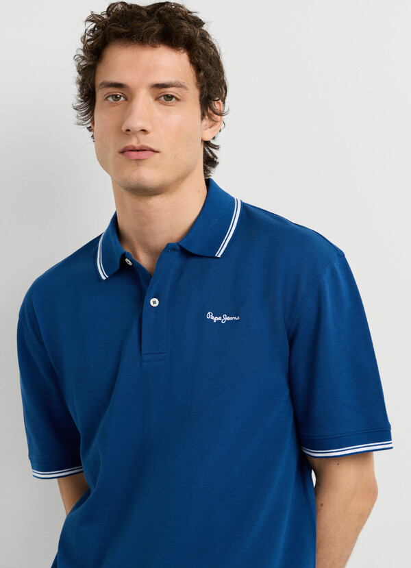 REGULAR FIT PIQU&Eacute; POLO