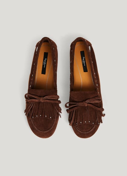 SUEDE LOAFERS