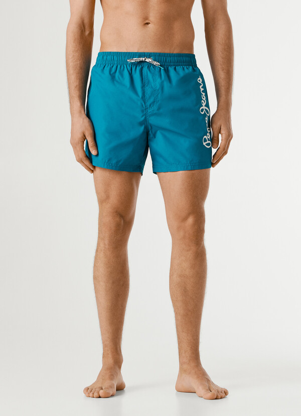 PRINTED LOGO SWIM SHORTS