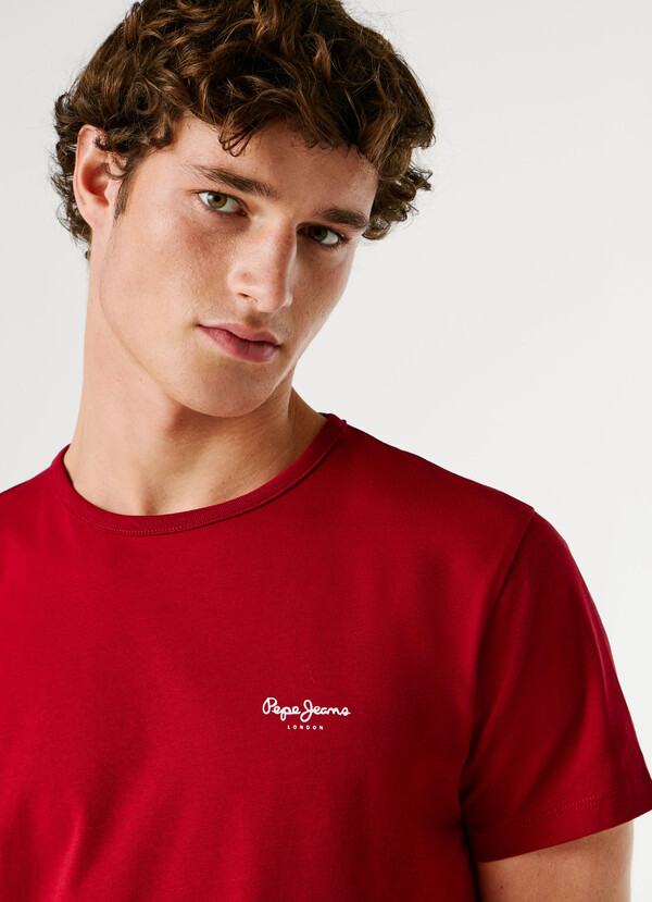 SLIM FIT LOGO PRINT T-SHIRT