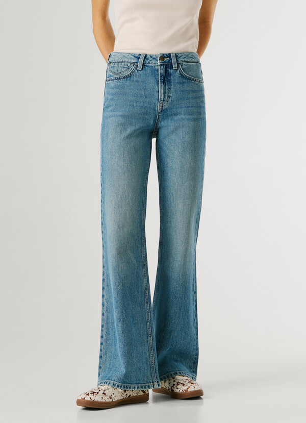 HIGH-RISE FLARE FIT JEANS - WILLA