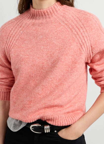 HIGH NECK KNIT JUMPER