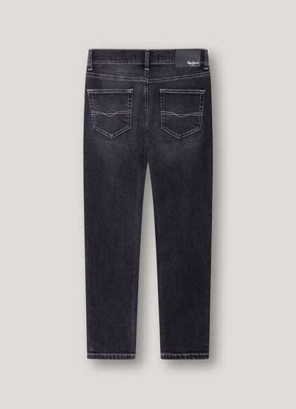 ASHER - TAPER FIT MID-RISE JEANS