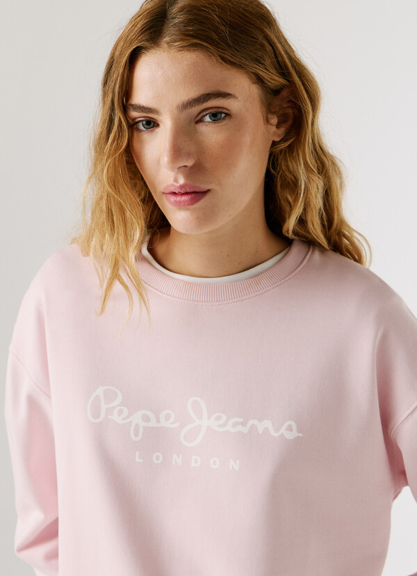 CREW NECK LOGO SWEATSHIRT