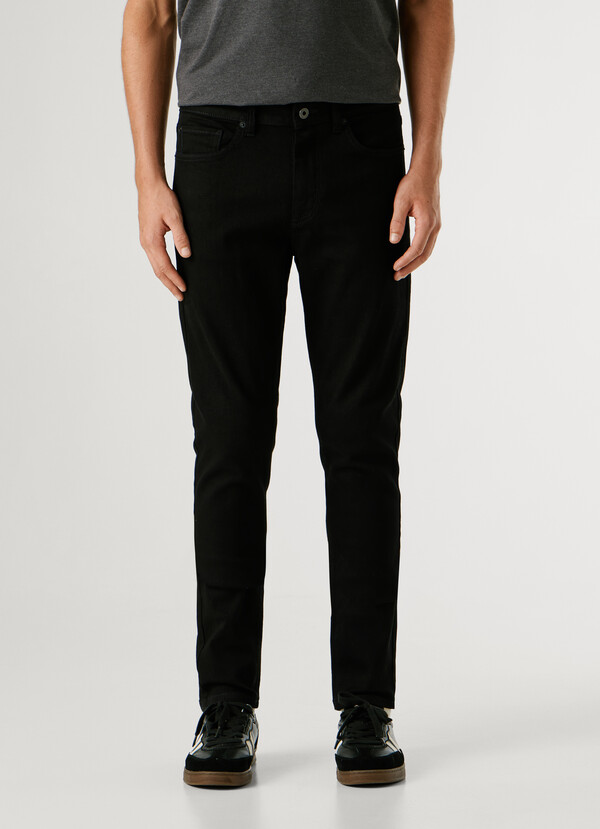 SKINNY FIT MID-RISE JEANS - FINSBURY
