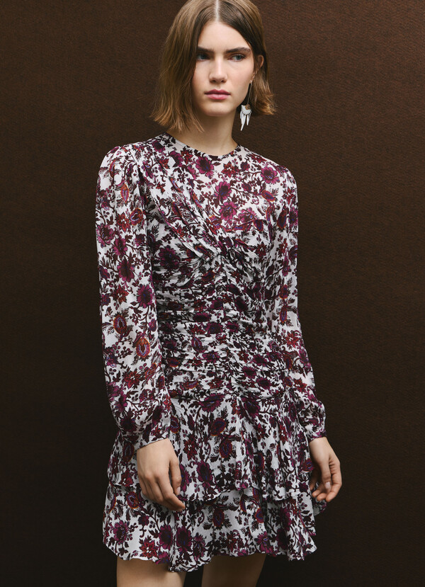 FLORAL PRINT MINI DRESS