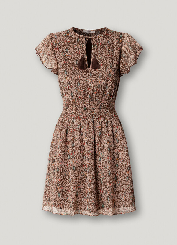 FANTASY PRINT MINI DRESS