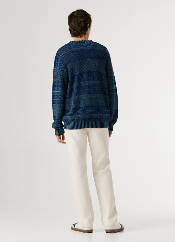 CREW NECK KNIT JUMPER