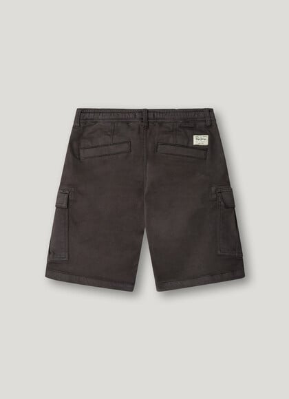 ADJUSTABLE WAIST CARGO SHORTS