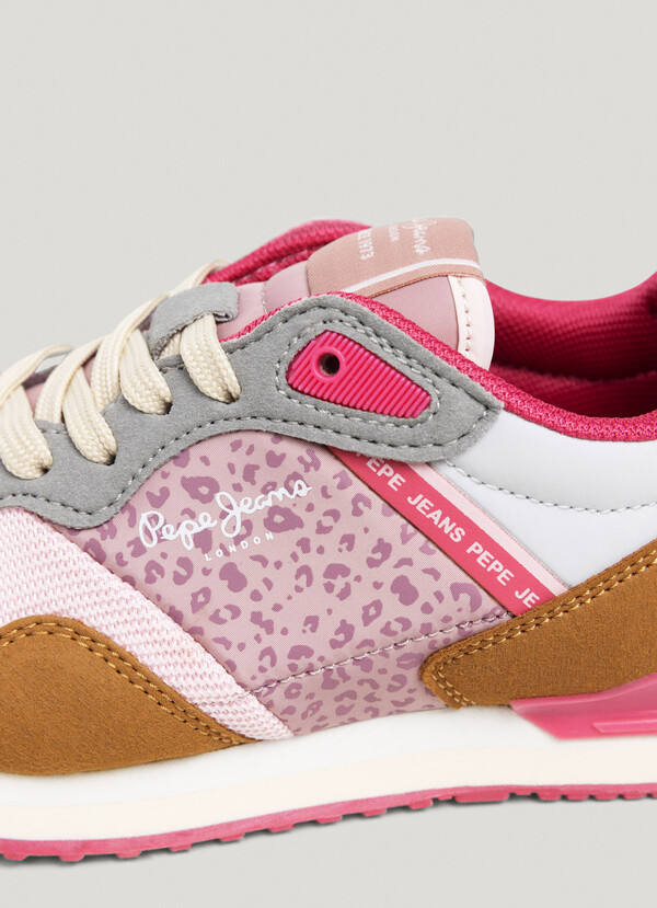 ANIMAL PRINT RUNNING TRAINERS