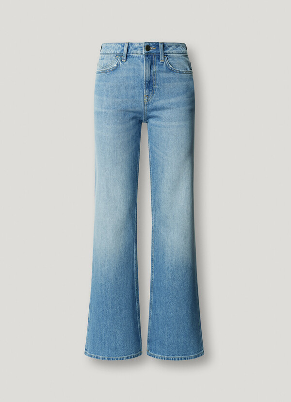 HIGH-RISE FLARE FIT JEANS - WILLA